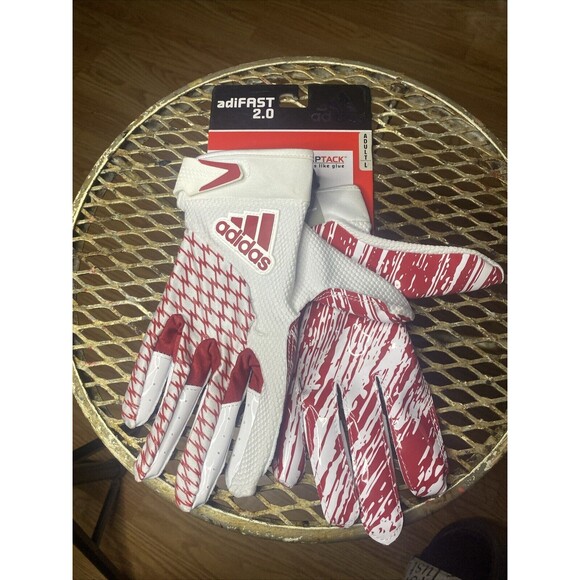 Adidas Adult Large Red adiFAST-2.0Football Gloves Sz: Adult Large - Picture 1 of 4